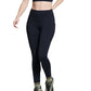 Leggings Bass Outdoor Catamount para mulheres, pretas, tamanho grande
