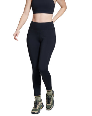 Leggings Bass Outdoor Catamount para mulheres, pretas, tamanho grande