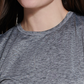 Camiseta básica feminina Bass Outdoor Cross Performance preta, tamanho M