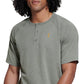 Camisa masculina Bass Outdoor Hilltop Henley verde tamanho pequeno