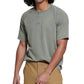 Camisa masculina Bass Outdoor Hilltop Henley verde tamanho pequeno