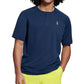Camisa masculina Bass Outdoor Hilltop Henley azul tamanho médio