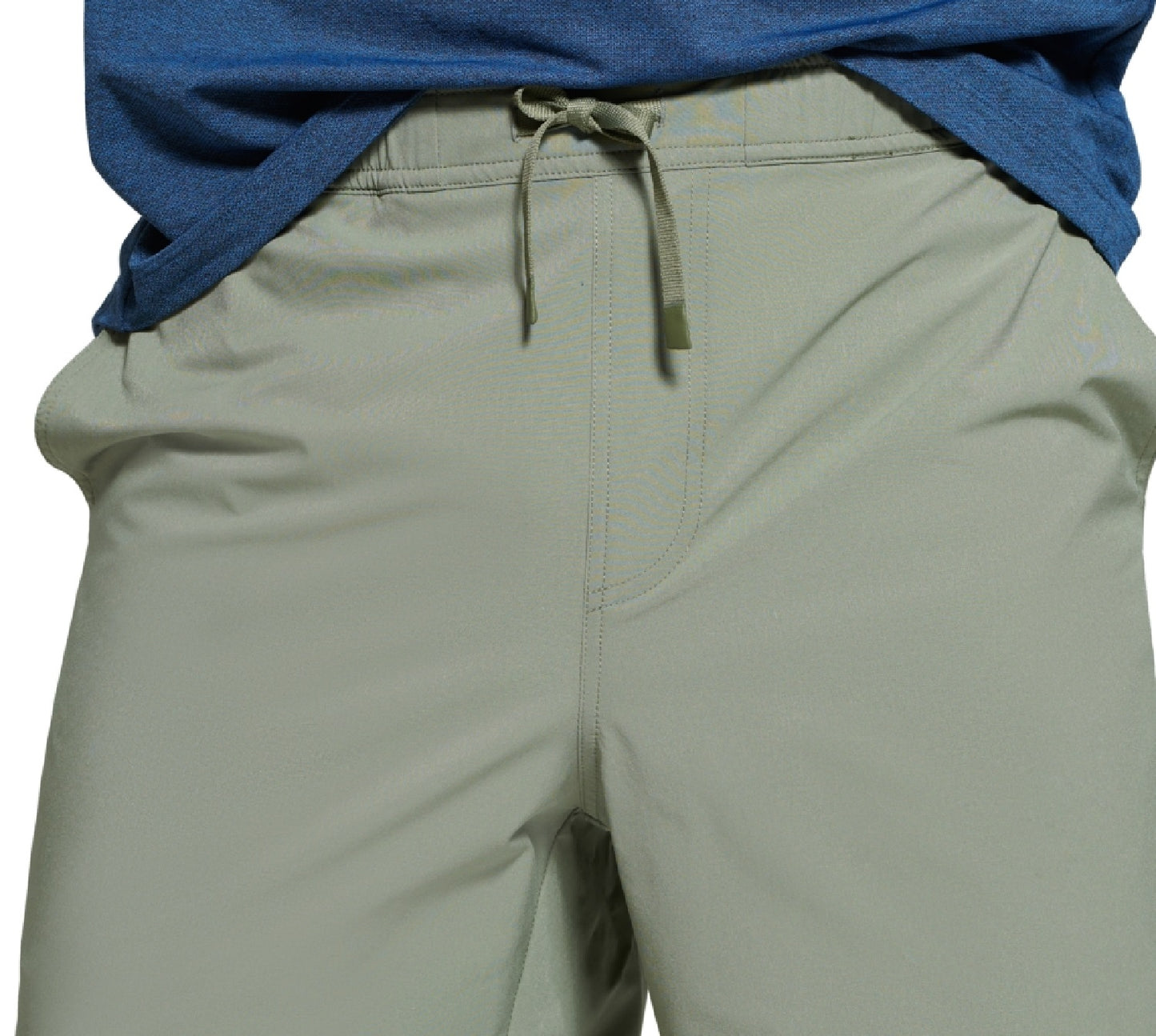 Shorts de trilha com cordão Bass Outdoor masculino, verde, tamanho grande