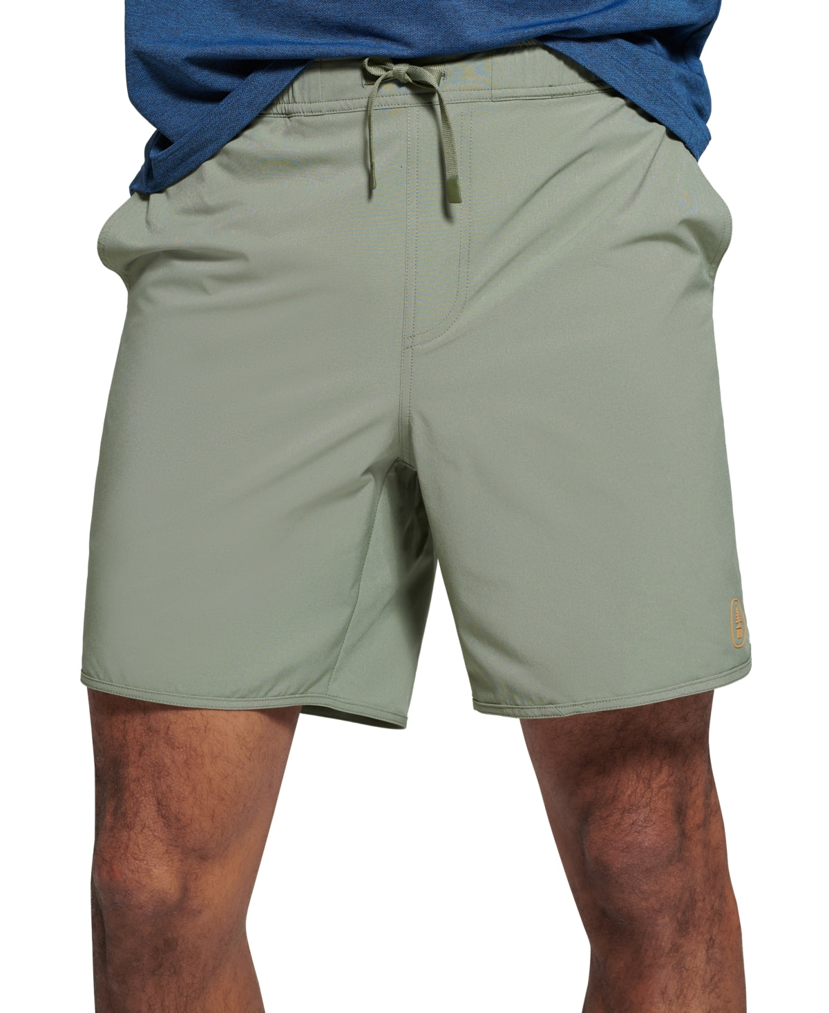 Shorts de trilha com cordão Bass Outdoor masculino, verde, tamanho grande