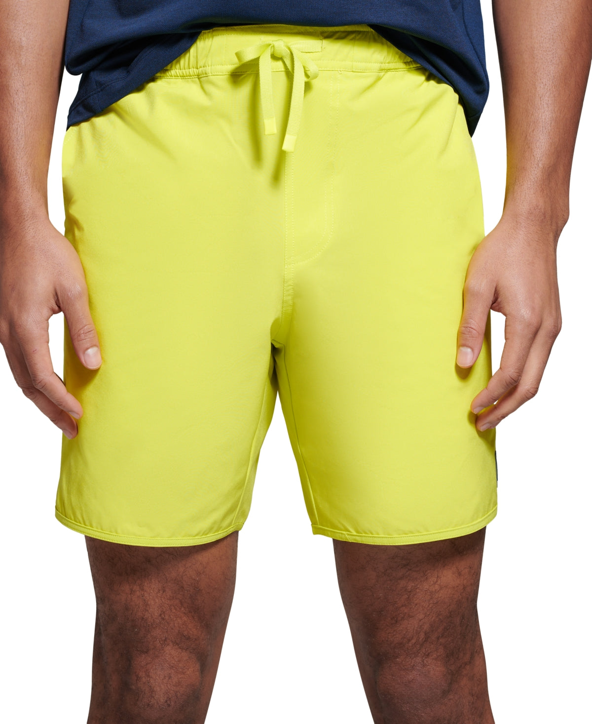 Shorts de trilha com cordão Bass Outdoor masculino, amarelo, tamanho grande
