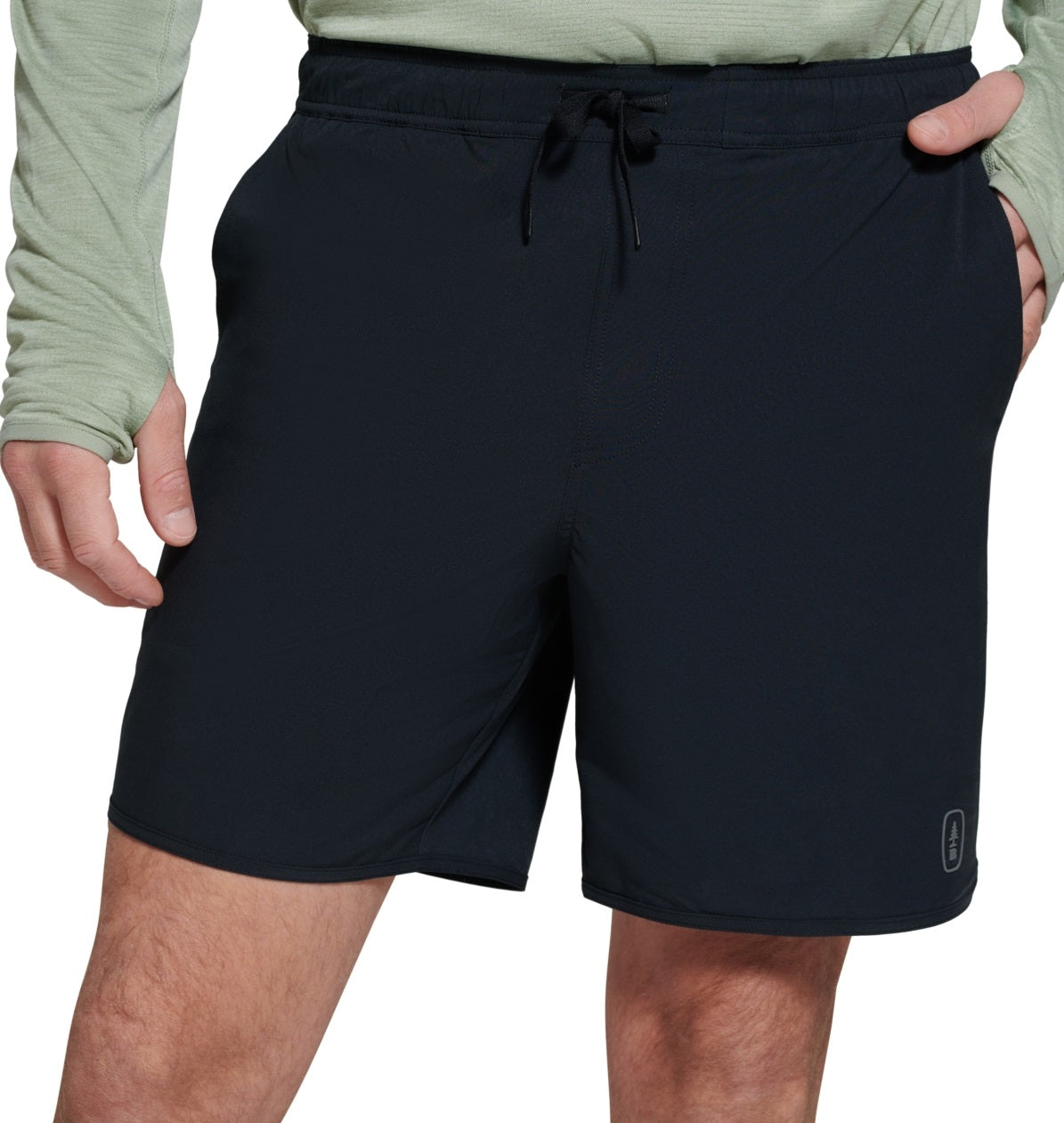 Bass Outdoor Shorts Masculino com Cordão Trail 8 Preto Tamanho Grande