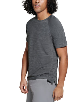 Camisas de fitness de desempenho masculino Bass Outdoor cinza tamanho pequeno