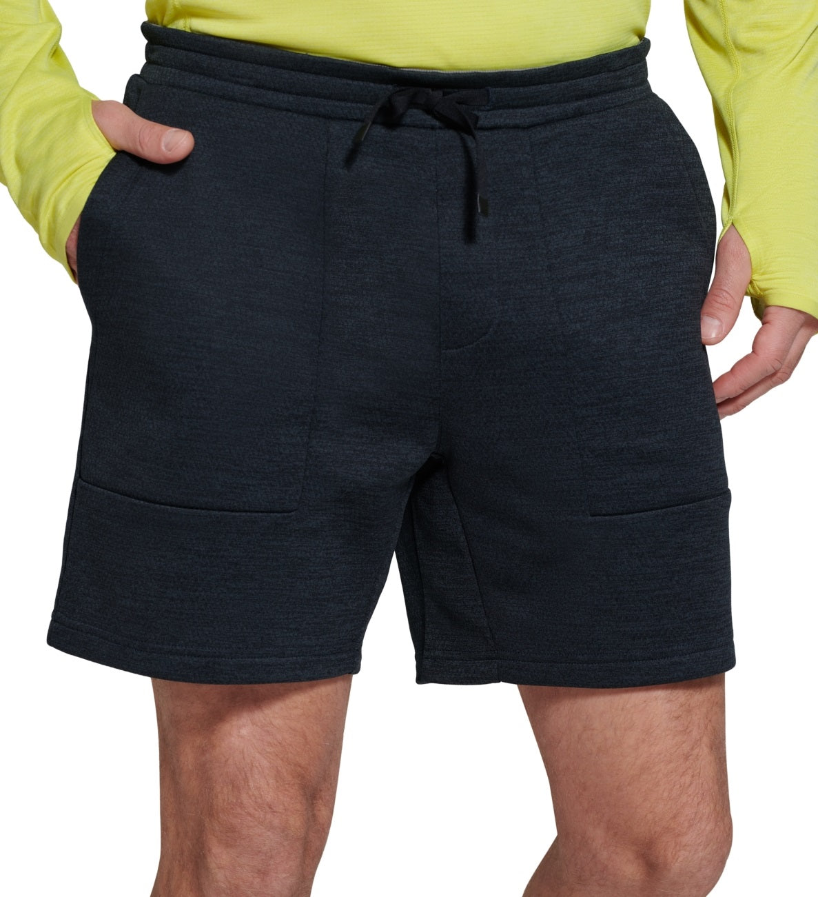 Shorts Bass Outdoor Porter Fleece Masculino Preto Tamanho Médio