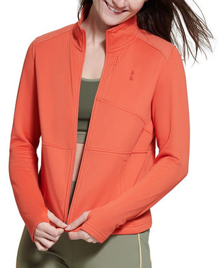 Bass Outdoor Women's Palmetto Full Zip Lightweight Fleece Red Size X -Large