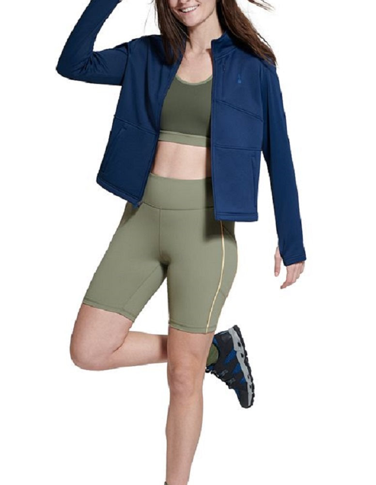 Bass Outdoor Palmetto Full Zip Fleece Leve Feminino Azul Tamanho X-S