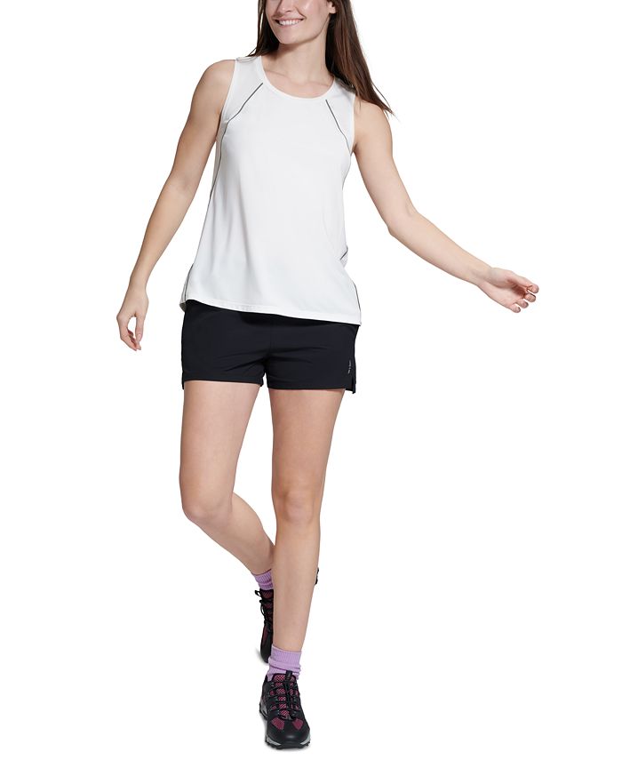 Camiseta regata feminina Macworth da Bass Outdoor, branca, tamanho pequeno