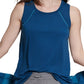 Camiseta regata feminina Macworth Bass Outdoor azul tamanho médio