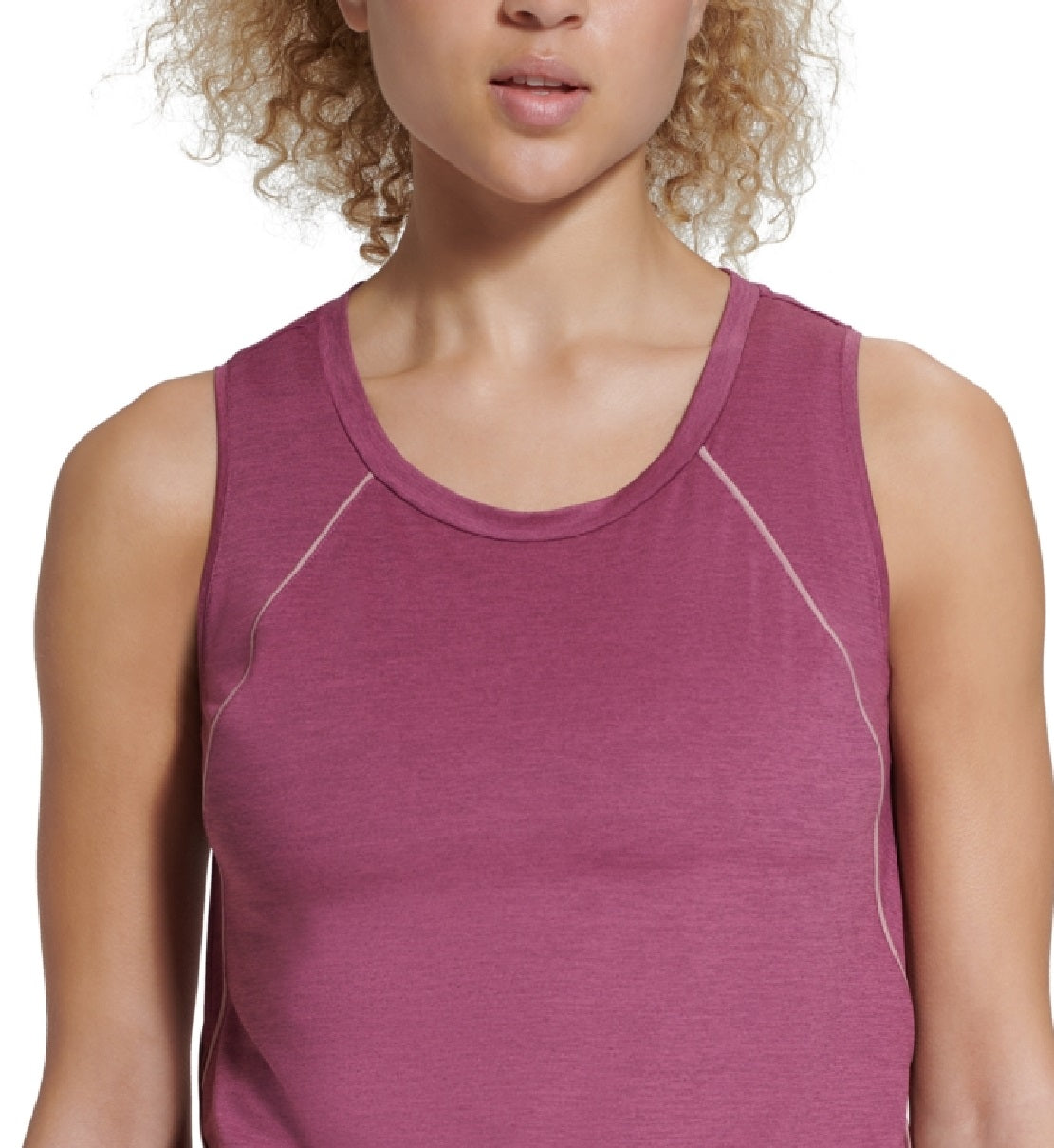 Camiseta regata feminina Macworth Bass Outdoor rosa tamanho médio