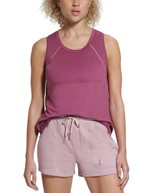 Camiseta regata feminina Macworth Bass Outdoor rosa tamanho médio