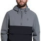Jaqueta anoraque dobrável masculina Bass Outdoor preta
