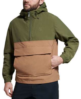 Jaqueta anoraque dobrável masculina Bass Outdoor, verde, tamanho médio