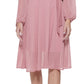 Vestido envelope falso com bolinhas e clipe Kensie feminino, rosa, tamanho 6