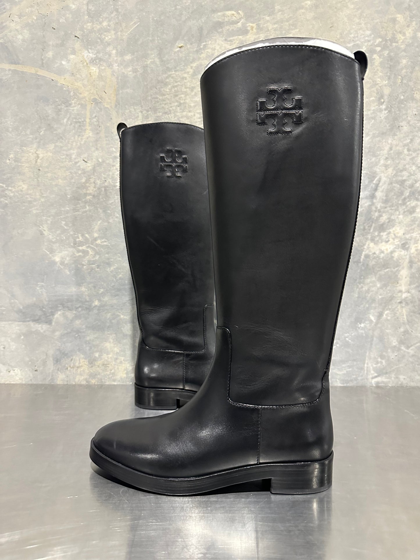 Tory Burch Bota The Riding Feminina Preta Tamanho 9