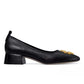 Tory Burch Eleanor Scarpin Feminino Bico Fino Preto Tamanho 8
