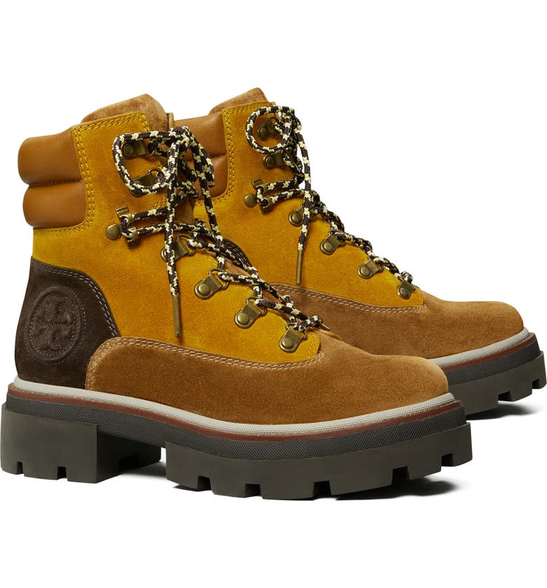 Bota de caminhada Miller feminina Tory Burch, marrom, tamanho 6