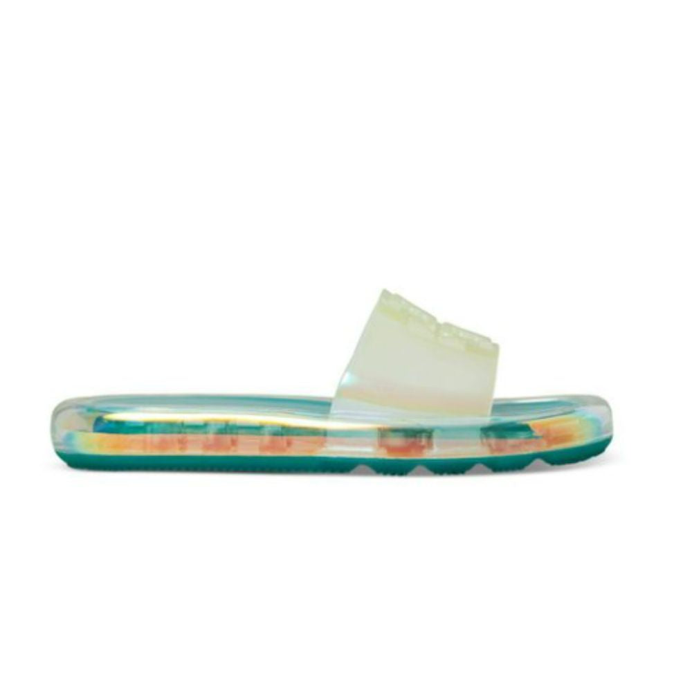 Tory Burch Bubble Jelly Slide Sandália Feminina Azul Tamanho 10