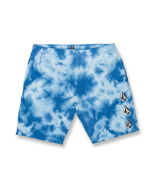 Shorts Volcom Iconic Stone Fleece Masculino Azul Tamanho Grande