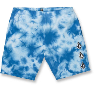 Shorts Volcom Iconic Stone Fleece Masculino Azul Tamanho XX-G