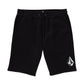 Shorts Volcom Bretter Fleece Masculino Preto Tamanho X-G