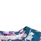 Blusa peplum floral Posh Peanut Keisha e bloomers com babados em azul aberto, tamanho 18-24M