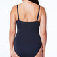 Maiô feminino Kore Bleu Rod Beattie, preto, tamanho 6