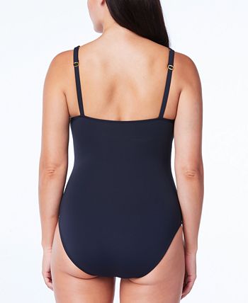 Maiô feminino Kore Bleu Rod Beattie, preto, tamanho 6