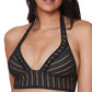 Biquíni Halter de Crochê Feminino Bar III, Top de Maiô Preto