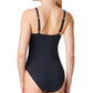Maiô feminino Bleu By Rod Beattie Off The Grid, preto, tamanho 6