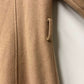 Casaco longo feminino Vince Camuto com cinto de corrente marrom tamanho P