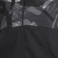 Moletom Nike Camo Dri FIT Fleece com zíper completo, preto, tamanho extragrande