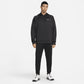 Moletom com capuz Nike Therma-FIT em preto/branco tamanho XXL