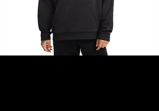 Moletom com capuz Nike Therma-FIT em preto/branco tamanho XXL