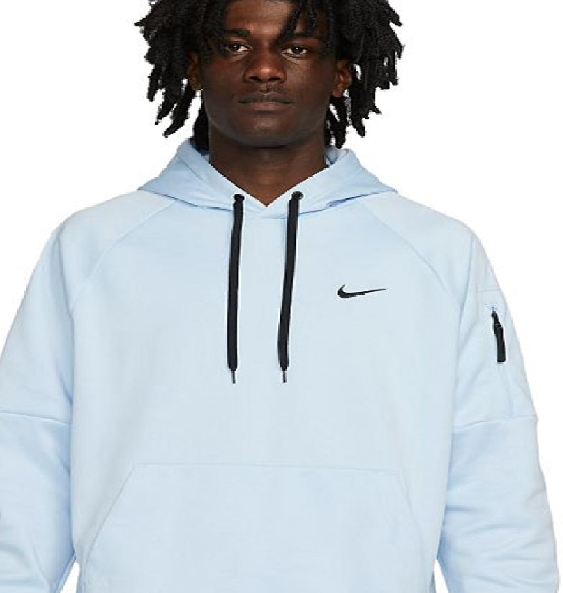 Moletom Nike Therma FIT Masculino com Capuz Fitness Azul Tamanho Médio