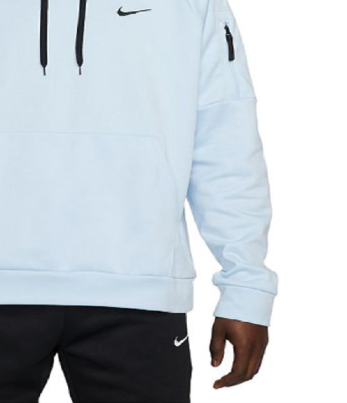 Moletom Nike Therma FIT Masculino com Capuz Fitness Azul Tamanho Médio