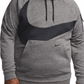 Moletom com capuz Nike Therma FIT masculino cinza tamanho grande