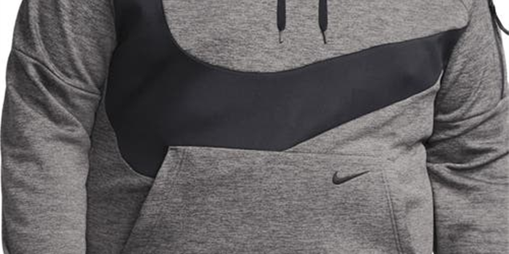 Moletom com capuz Nike Therma FIT masculino cinza tamanho grande