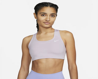 Sutiã esportivo Nike Swoosh Impact feminino roxo tamanho XX-G