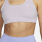 Sutiã esportivo Nike Swoosh Impact feminino roxo tamanho XX-G