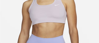 Sutiã esportivo Nike Swoosh Impact feminino roxo tamanho XX-G