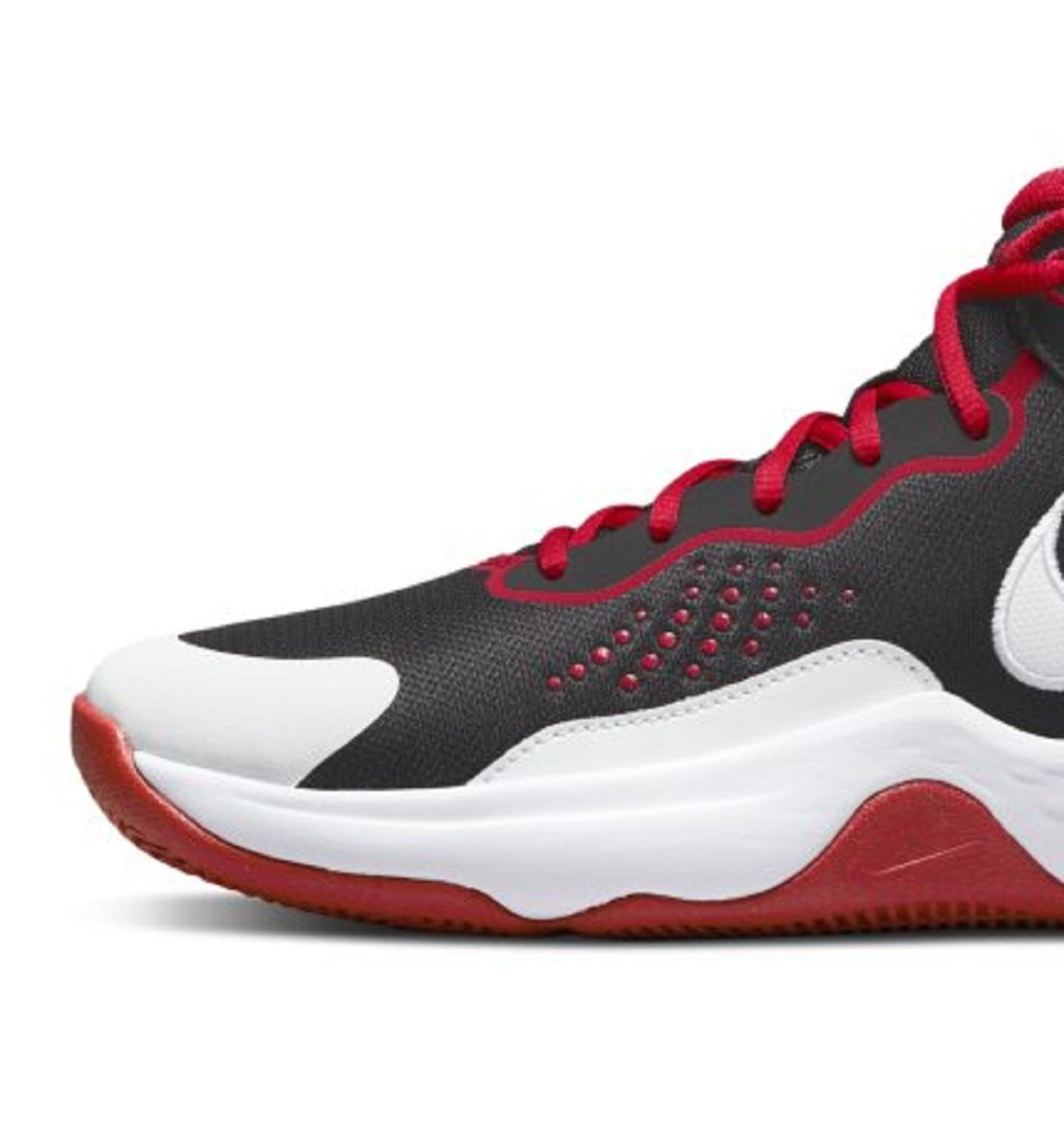 Tênis de basquete Nike Fly by Mid 3 masculino, preto, tamanho 9,5