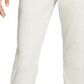 Calça de corrida Nike Sportswear Club Fleece feminina, cintura média, branca, tamanho XS