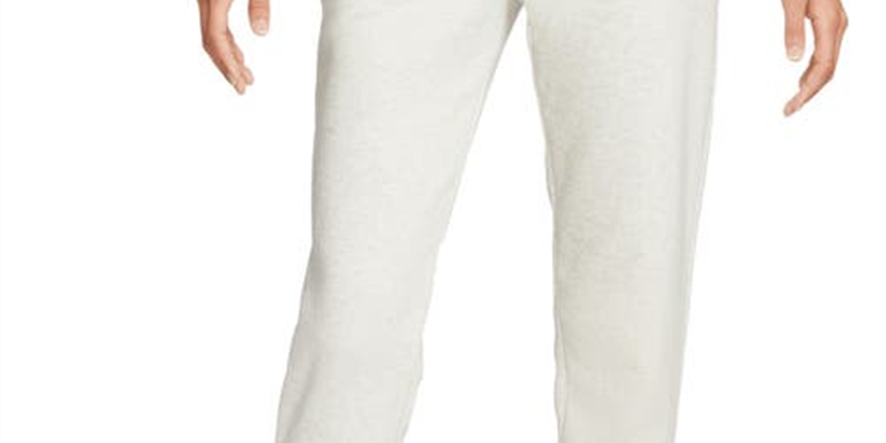 Calça de corrida Nike Sportswear Club Fleece feminina, cintura média, branca, tamanho XS