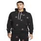 Moletom Nike Club Fleece Masculino Estampado Preto Tamanho P