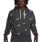 Moletom Nike Masculino Estampado Club Fleece Cinza Tamanho X-G