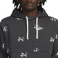 Moletom Nike Masculino Estampado Club Fleece Cinza Tamanho X-G
